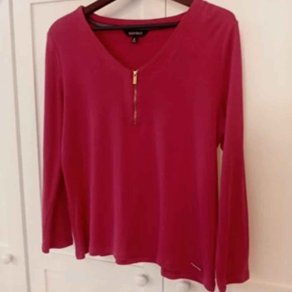 Long Sleeve Cotton Zip Up
